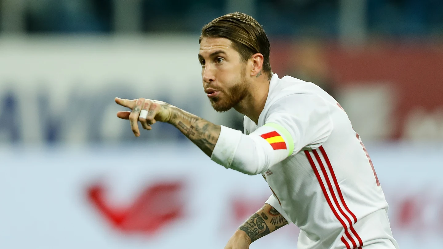 Sergio Ramos celebra un gol en el amistoso ante Rusia Sergio Ramos celebra un gol en el amistoso ante Rusia