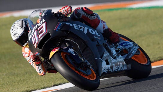 Marc M&aacute;rquez, rondando con la Honda de 2018