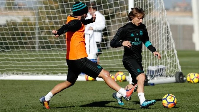 Modric e Isco, en Valdebebas Modric e Isco, en Valdebebas