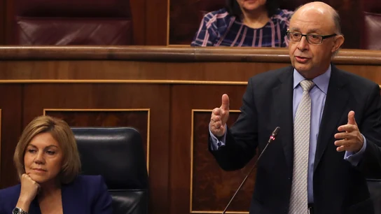 El ministro de Hacienda, Cristóbal Montoro El ministro de Hacienda, Cristóbal Montoro