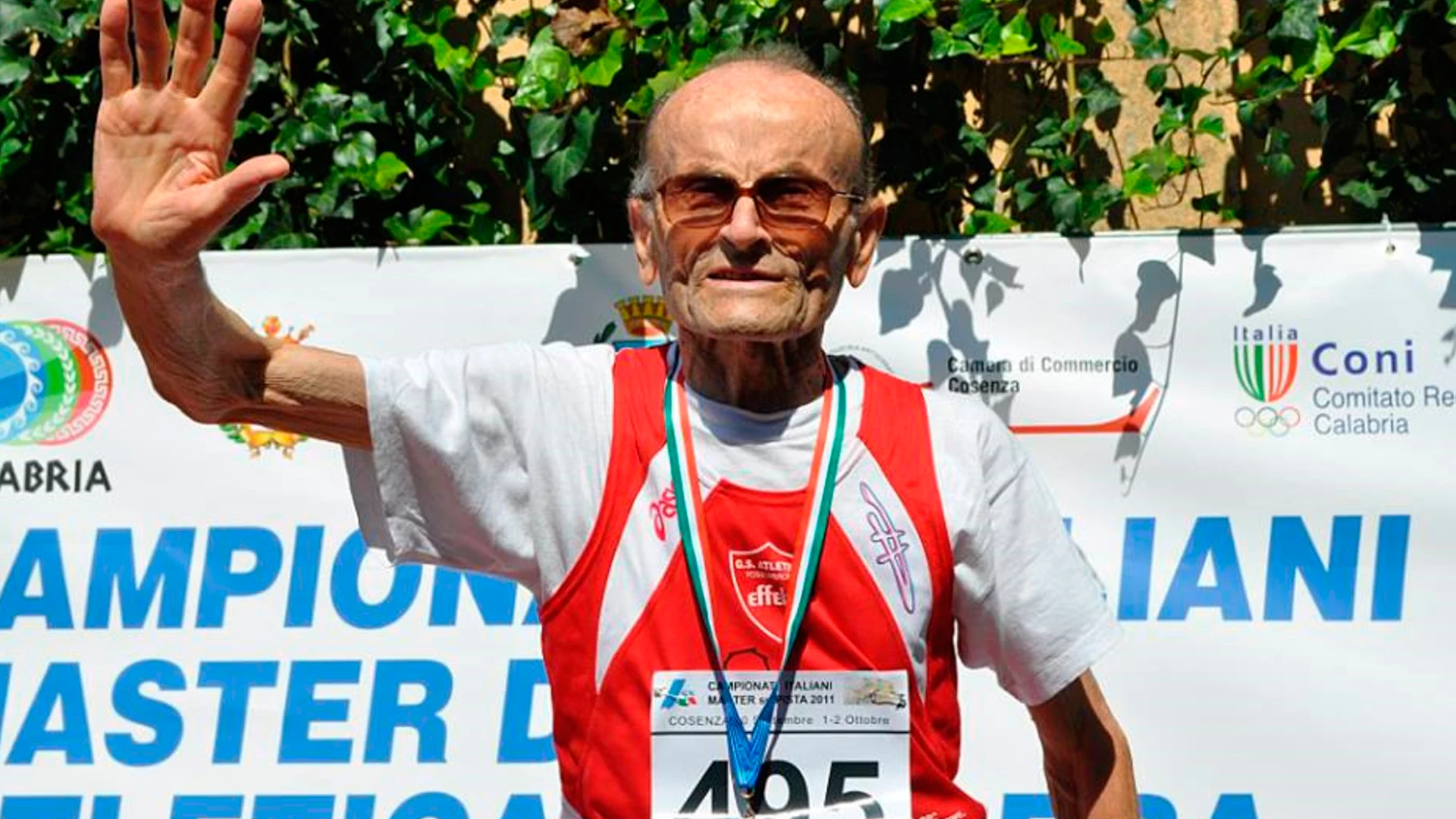 Giuseppe Ottaviani, el atleta de 101 años