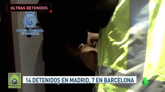 Más de 20 detenidos por la pelea entre ultras del 12 de octubre en Barcelona Más de 20 detenidos por la pelea entre ultras del 12 de octubre en Barcelona