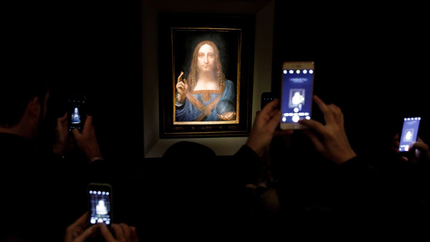 Un cuadro de Da Vinci, subastado en Nueva York por m&aacute;s de 380 millones de euros