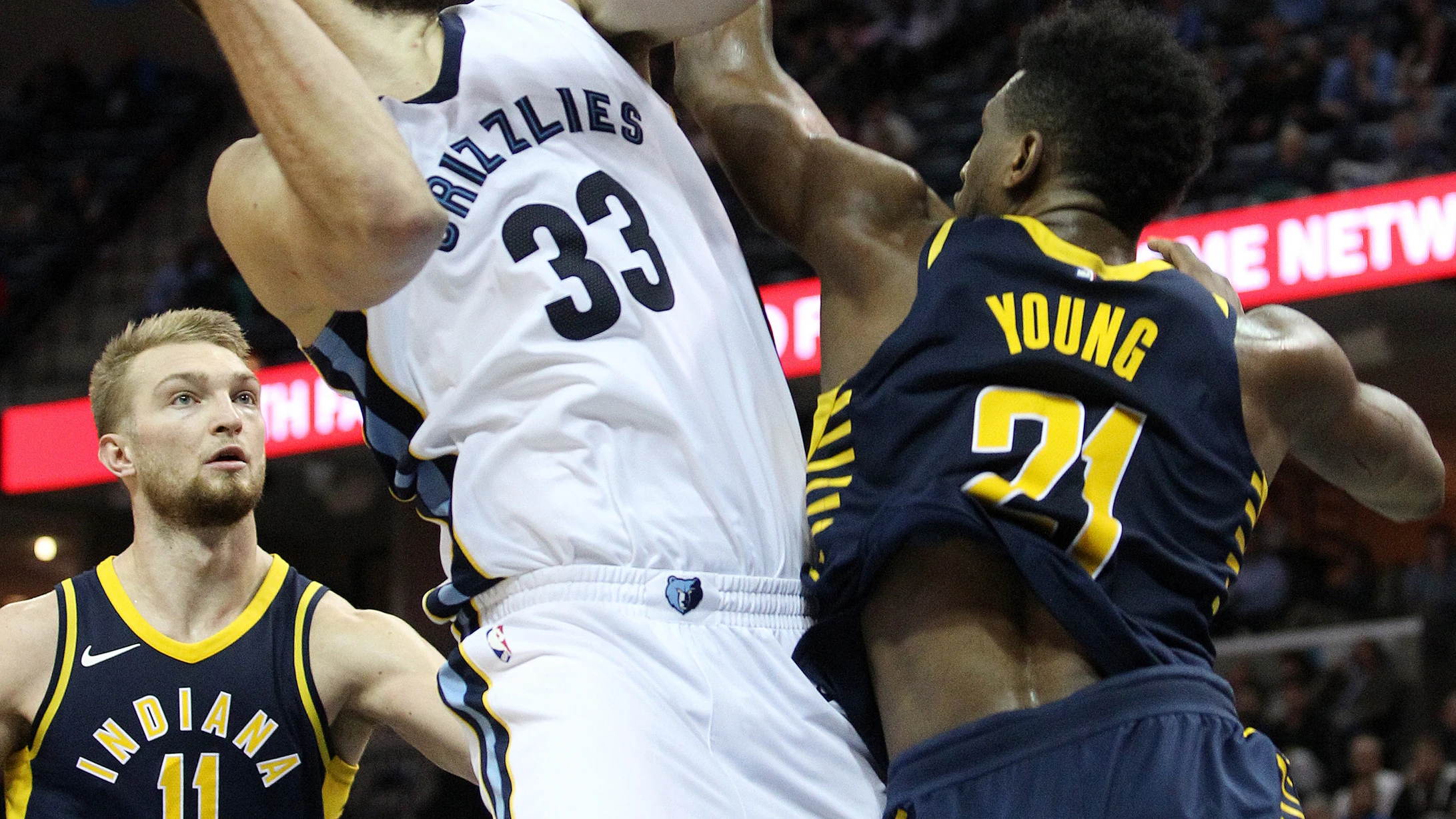 Marc Gasol, en acción ante Indiana Pacers