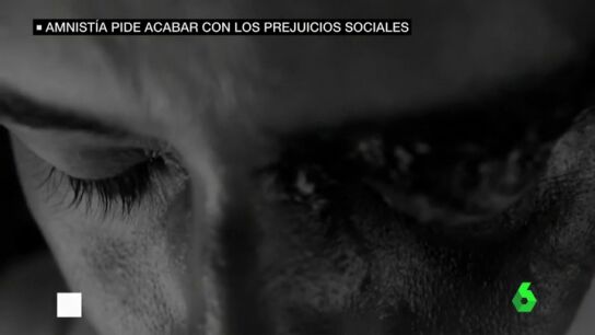 Imagen de una mujer agredida