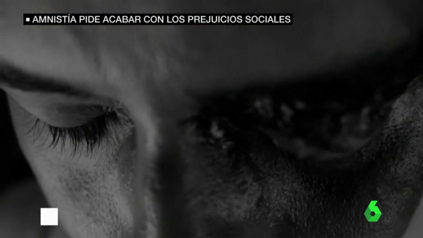 Imagen de una mujer agredida