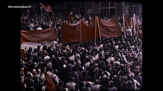 Manifestación en 1978 Manifestación en 1978
