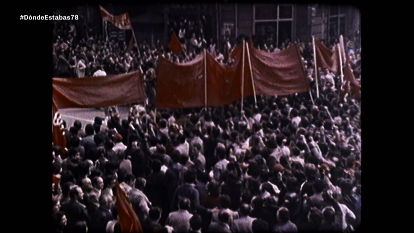 Manifestaci&oacute;n en 1978