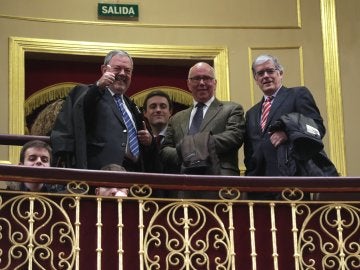 El consejero de Economía y Hacienda del Gobierno Vasco, Pedro Azpiazu, en la tribuna de invitados del Congreso El consejero de Economía y Hacienda del Gobierno Vasco, Pedro Azpiazu, en la tribuna de invitados del Congreso