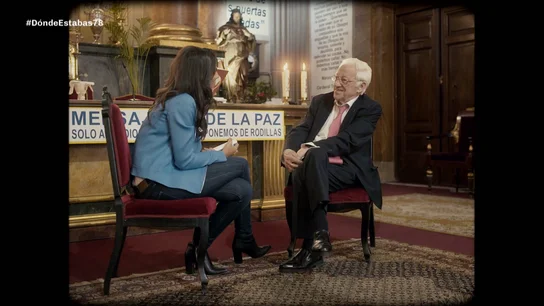 Ana Pastor y el padre Ángel Ana Pastor y el padre Ángel