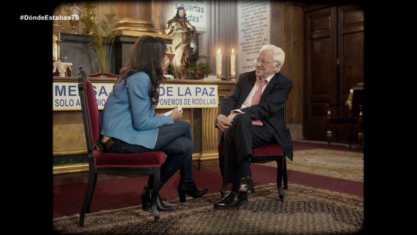 Ana Pastor y el padre &Aacute;ngel