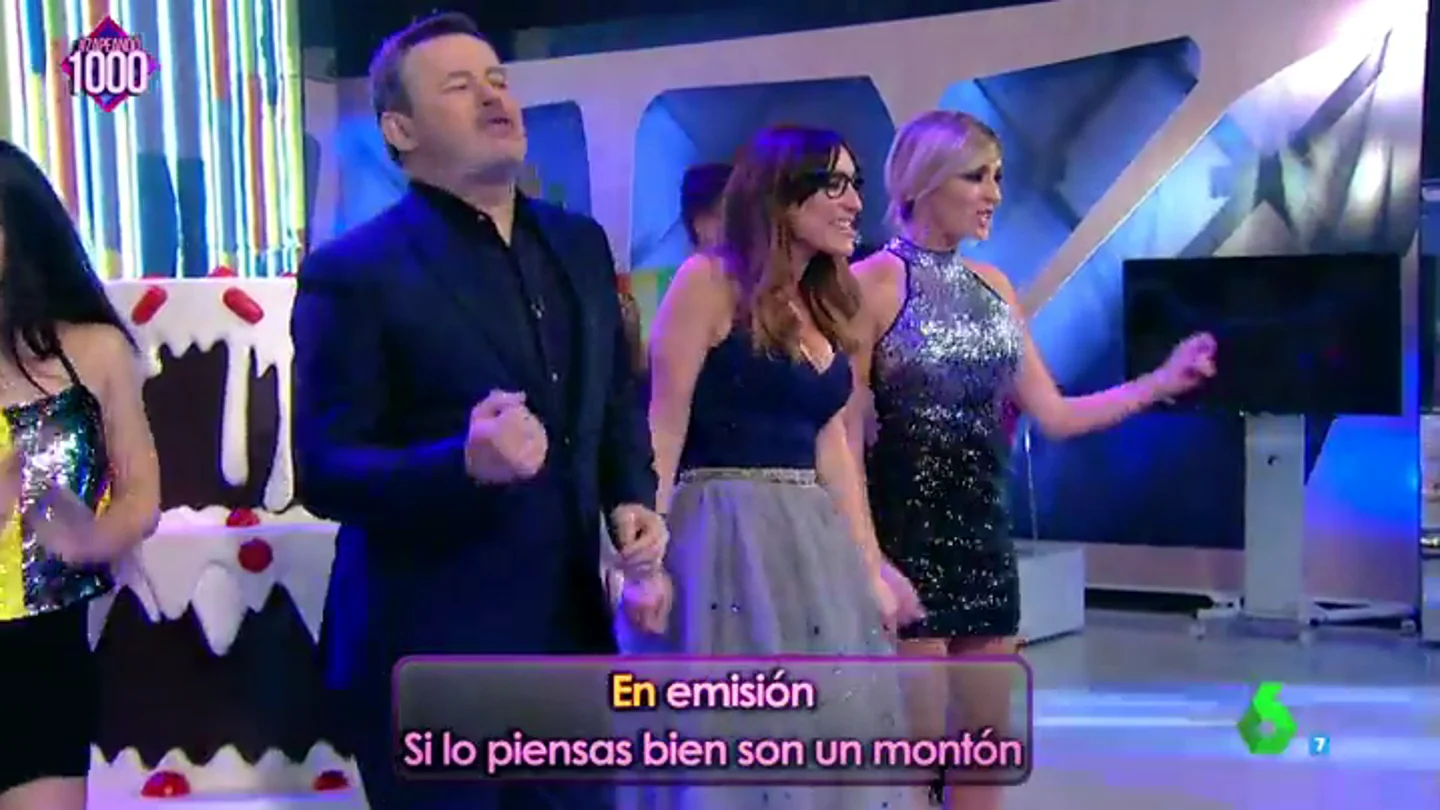 Un musical dedicado a los espectadores da 'el pistoletazo de salida' a Zapeando 1.000 Un musical dedicado a los espectadores da 'el pistoletazo de salida' a Zapeando 1.000