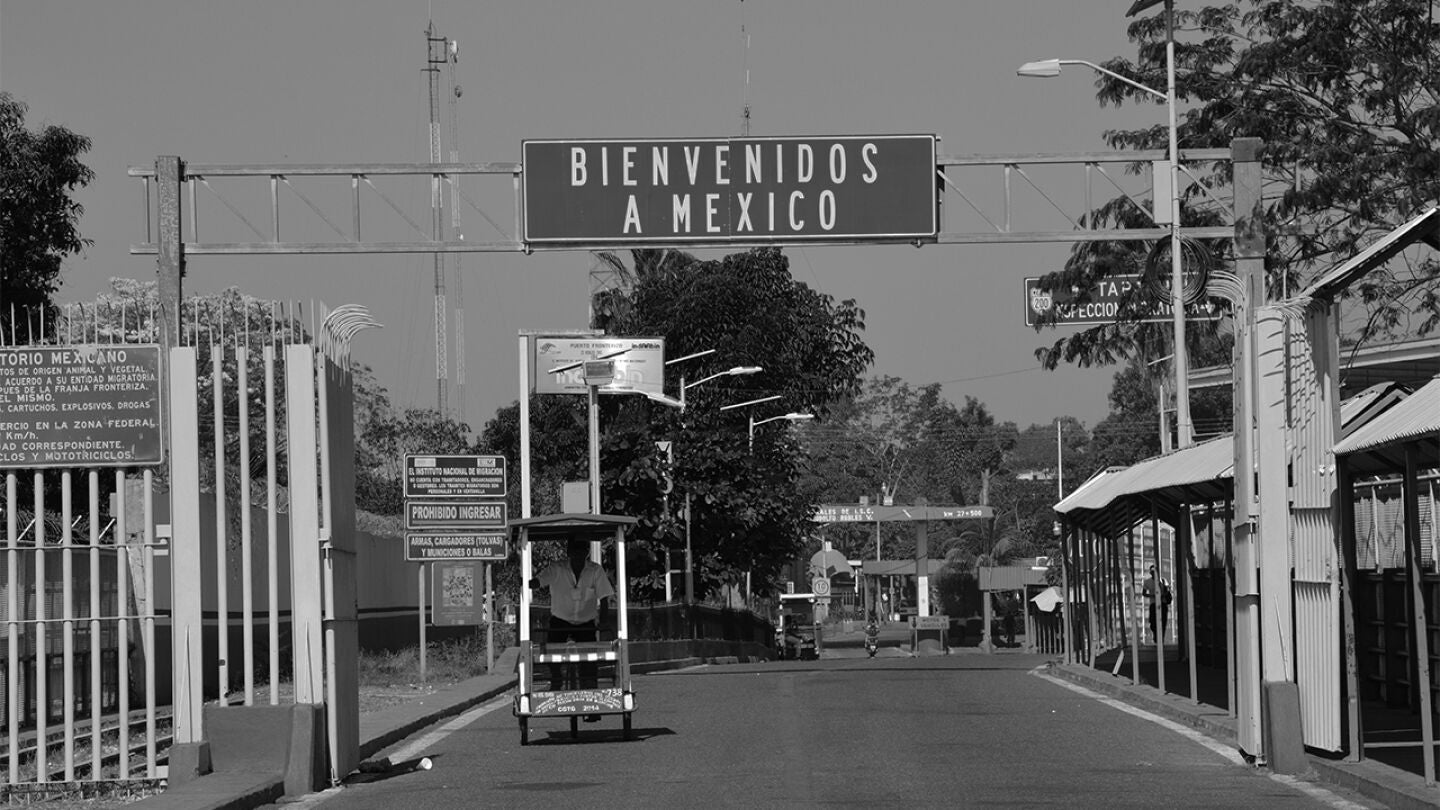Imagen de la frontera de M&eacute;xico