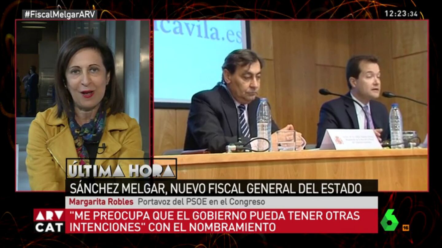 Margarita Robles, en Al Rojo Vivo