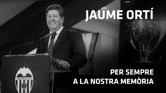 El expresidente del Valencia, Jaume Ortí El expresidente del Valencia, Jaume Ortí
