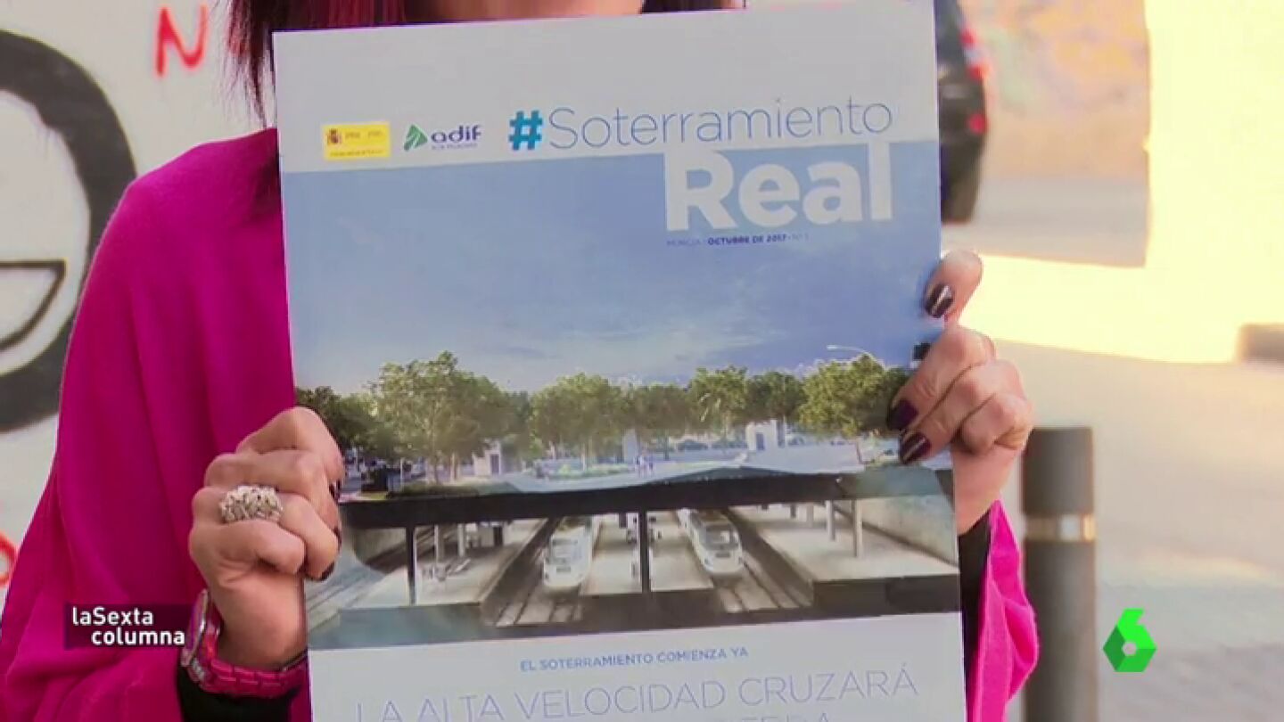 Soterrar las v&iacute;as y construir otras para que llegue el AVE a Murcia: el 'juramento' del Gobierno tras el 'triunfo' de los vecinos