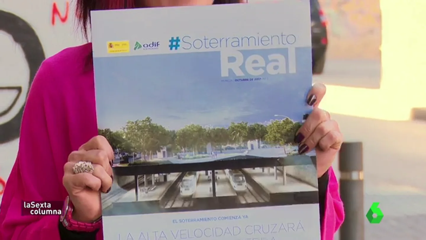 Soterrar las vías y construir otras para que llegue el AVE a Murcia: el 'juramento' del Gobierno tras el 'triunfo' de los vecinos Soterrar las vías y construir otras para que llegue el AVE a Murcia: el 'juramento' del Gobierno tras el 'triunfo' de los vecinos