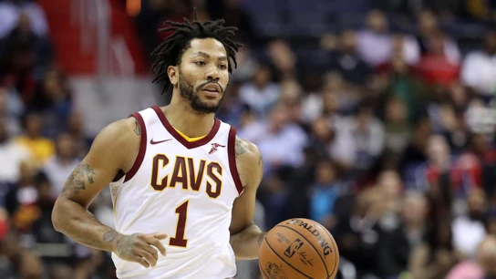 Derrick Rose, durante un partido con los Cavaliers Derrick Rose, durante un partido con los Cavaliers