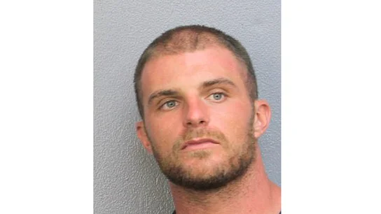 Brendan Evans, de 31 años, tras ser detenido Brendan Evans, de 31 años, tras ser detenido