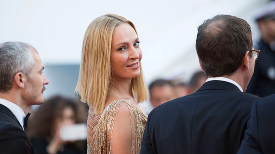 Uma Thurman en el Festival de Cannes Uma Thurman en el pasado Festival de Cannes
