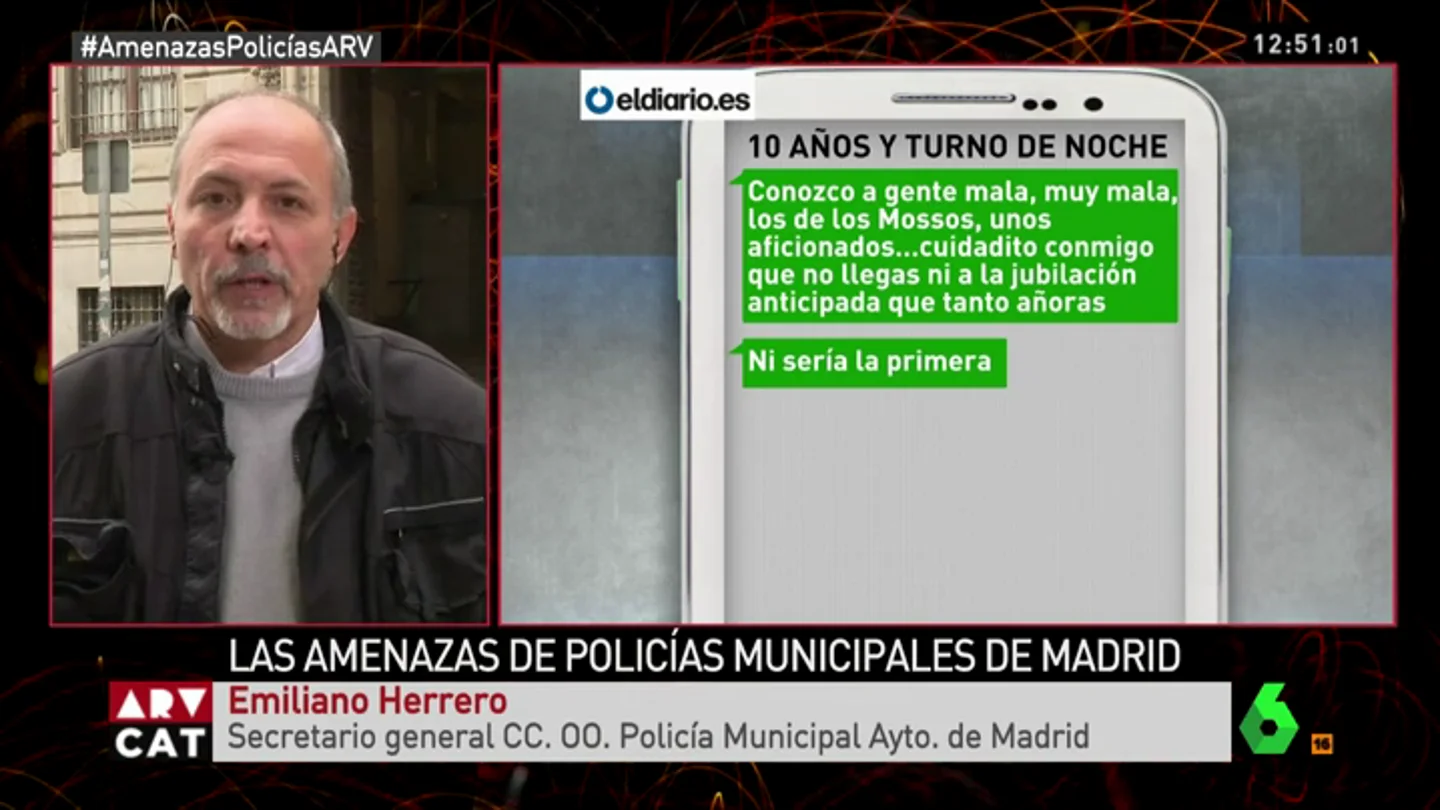 Emiliano Herrero, secretario general CCOO Policía Ayto. Madrid Emiliano Herrero, secretario general CCOO Policía Ayto. Madrid