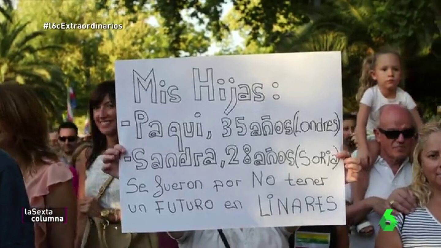 Linares, la ciudad de 58.000 vecinos que sac&oacute; a la calle a 40.000 manifestantes: "Los prejubilados mantienen a las familias"