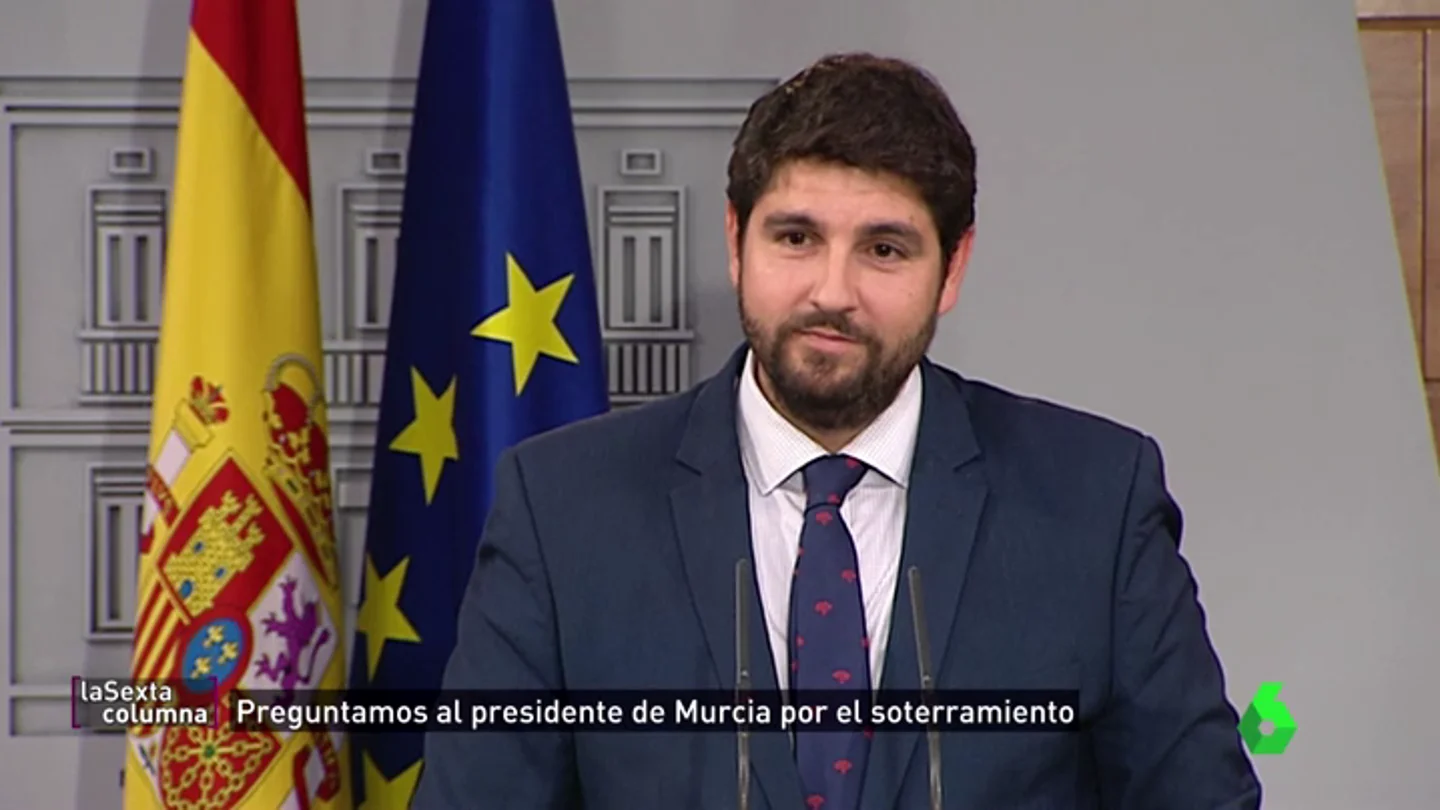 El presidente de Murcia responde a las acusaciones de electoralismo por el AVE: "Mi prioridad es que llegue porque es dinero" El presidente de Murcia responde a las acusaciones de electoralismo por el AVE: "Mi prioridad es que llegue porque es dinero"