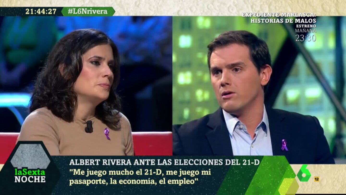 Albert Rivera, en laSexta Noche