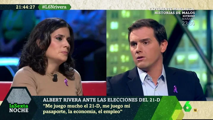 Albert Rivera, en laSexta Noche