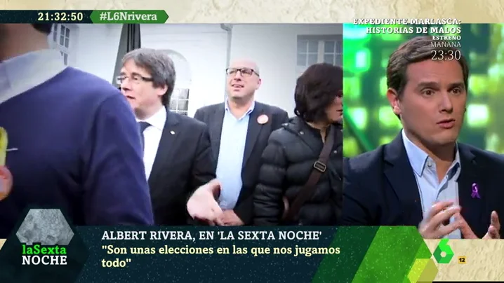 Albert Rivera, en laSexta Noche