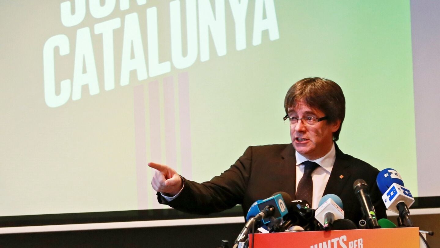 El expresidente de la Generalitat, Carles Puigdemont