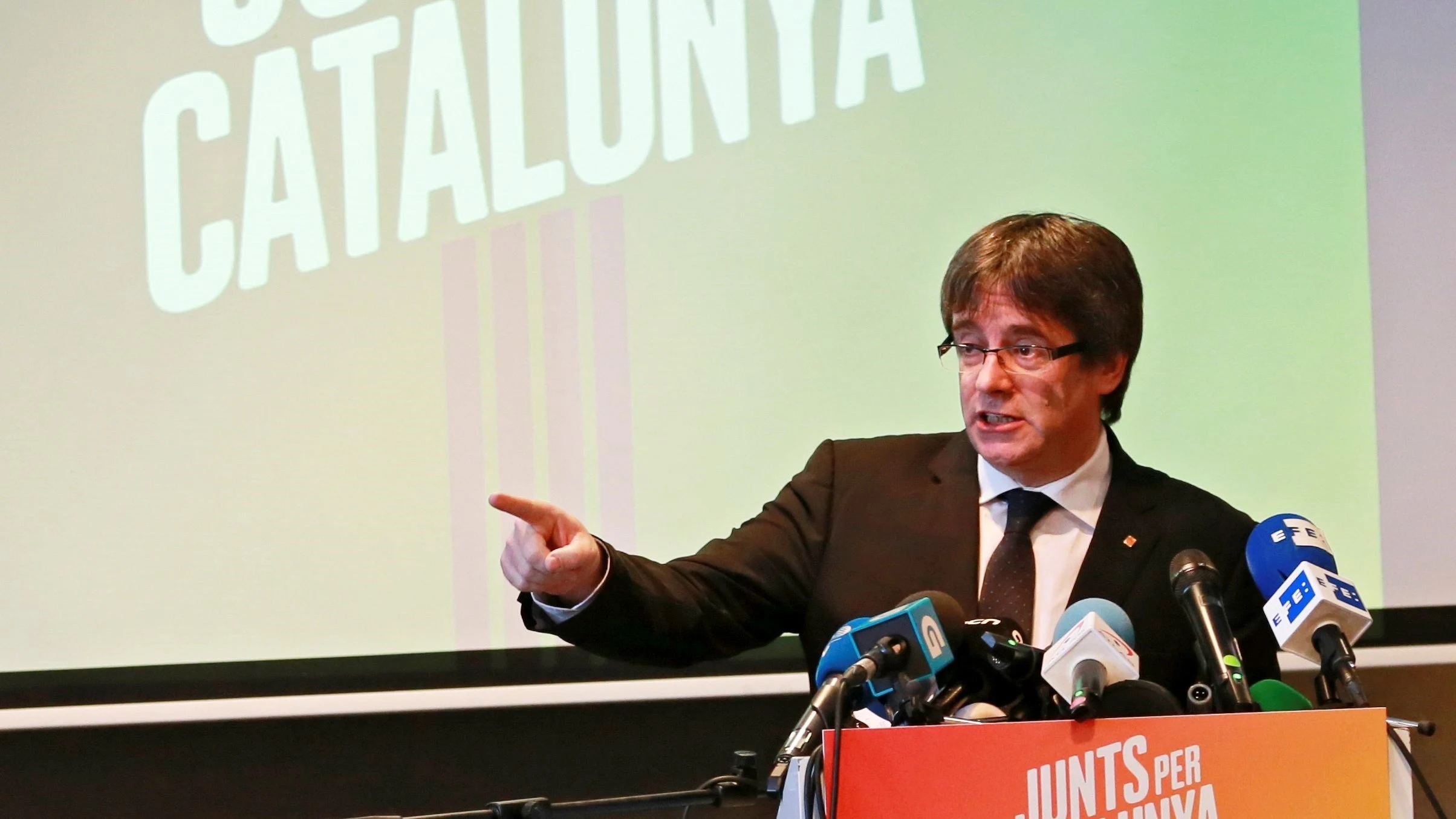 El expresidente de la Generalitat, Carles Puigdemont