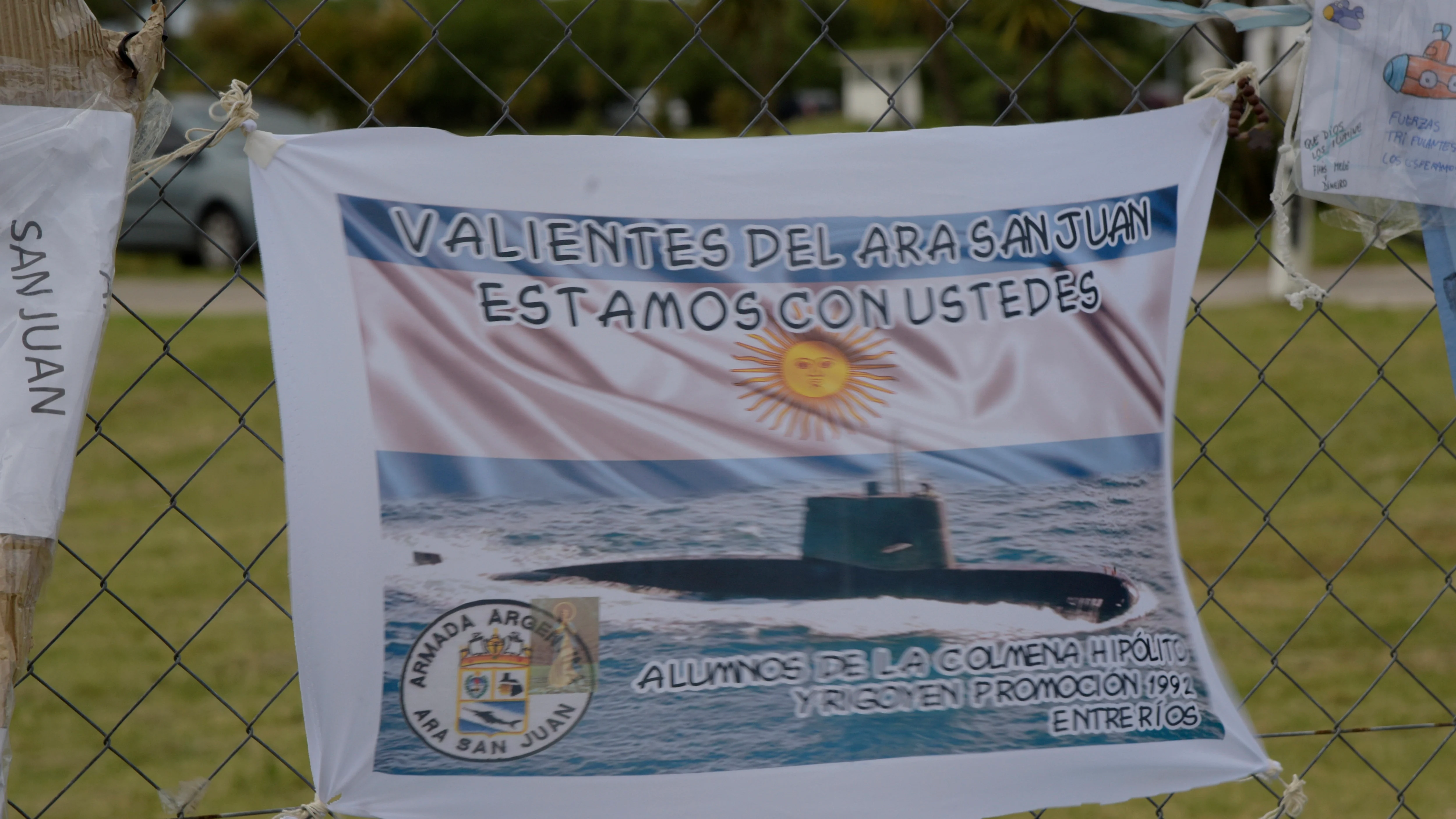 Registro de mensajes de esperanza dejados en los alrededores de la Base de Operaciones de Submarinos