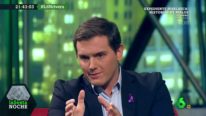 Albert Rivera, en lasexta Noche