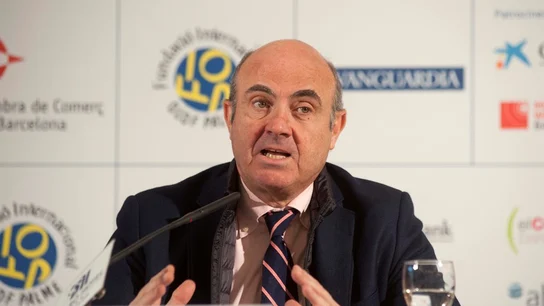 El ministro de Economía, Luis de Guindos, en el foro económico S'Agarö El ministro de Economía, Luis de Guindos, en el foro económico S'Agarö