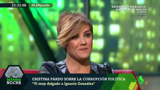 Cristina Pardo, en laSexta Noche Cristina Pardo, en laSexta Noche