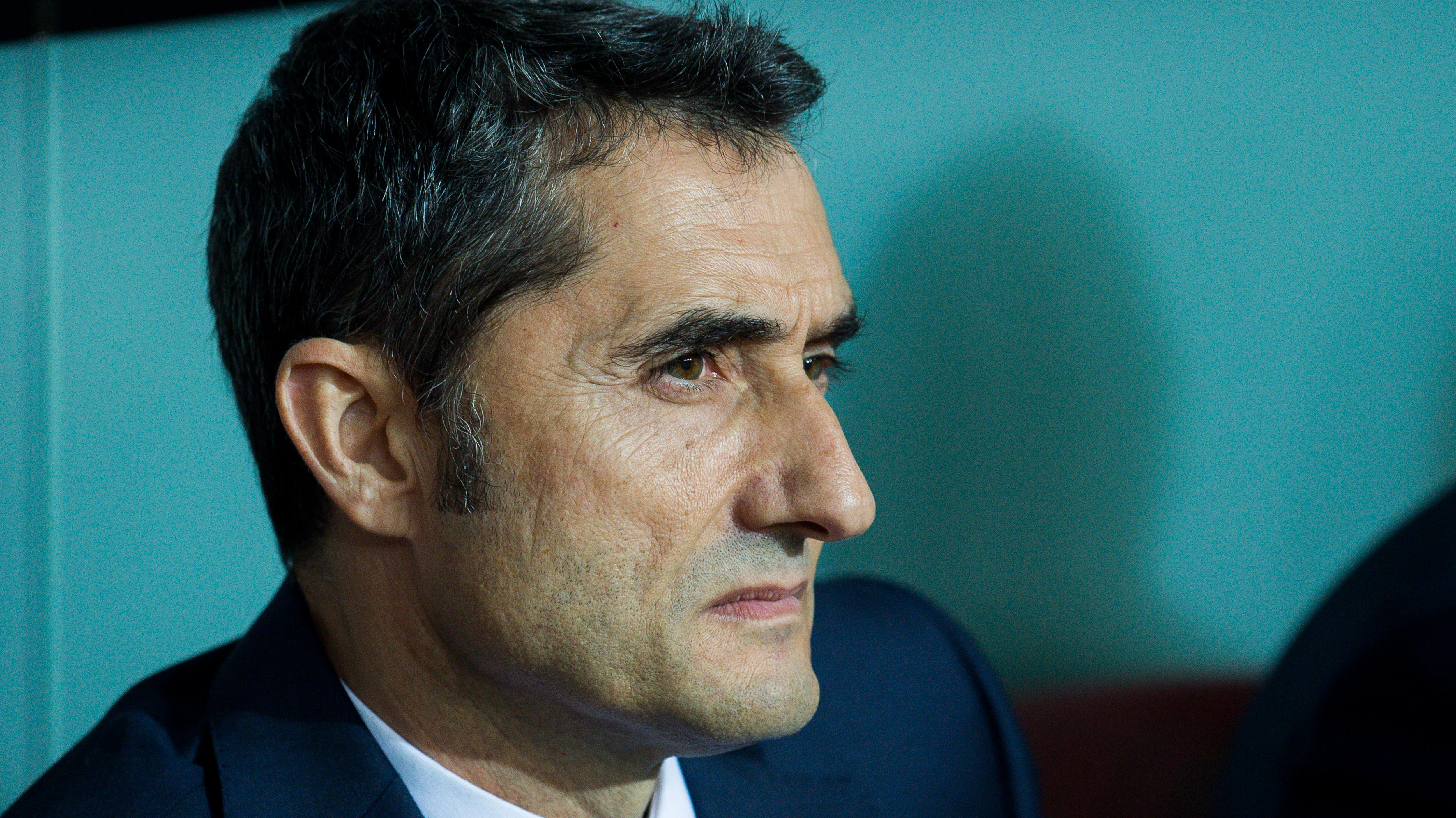 Ernesto Valverde, durante un partido