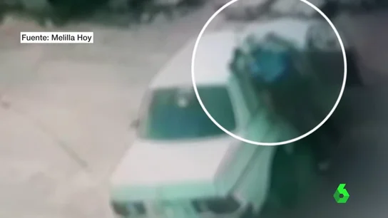 Una captura del vídeo que capta la agresión Una captura del vídeo que capta la agresión