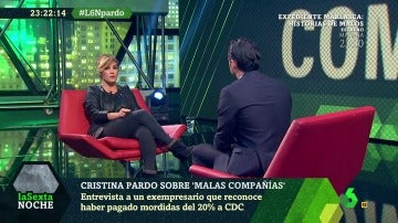 Cristina Pardo habla con Iñaki López