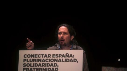 El secretario general de Podemos, Pablo Iglesias