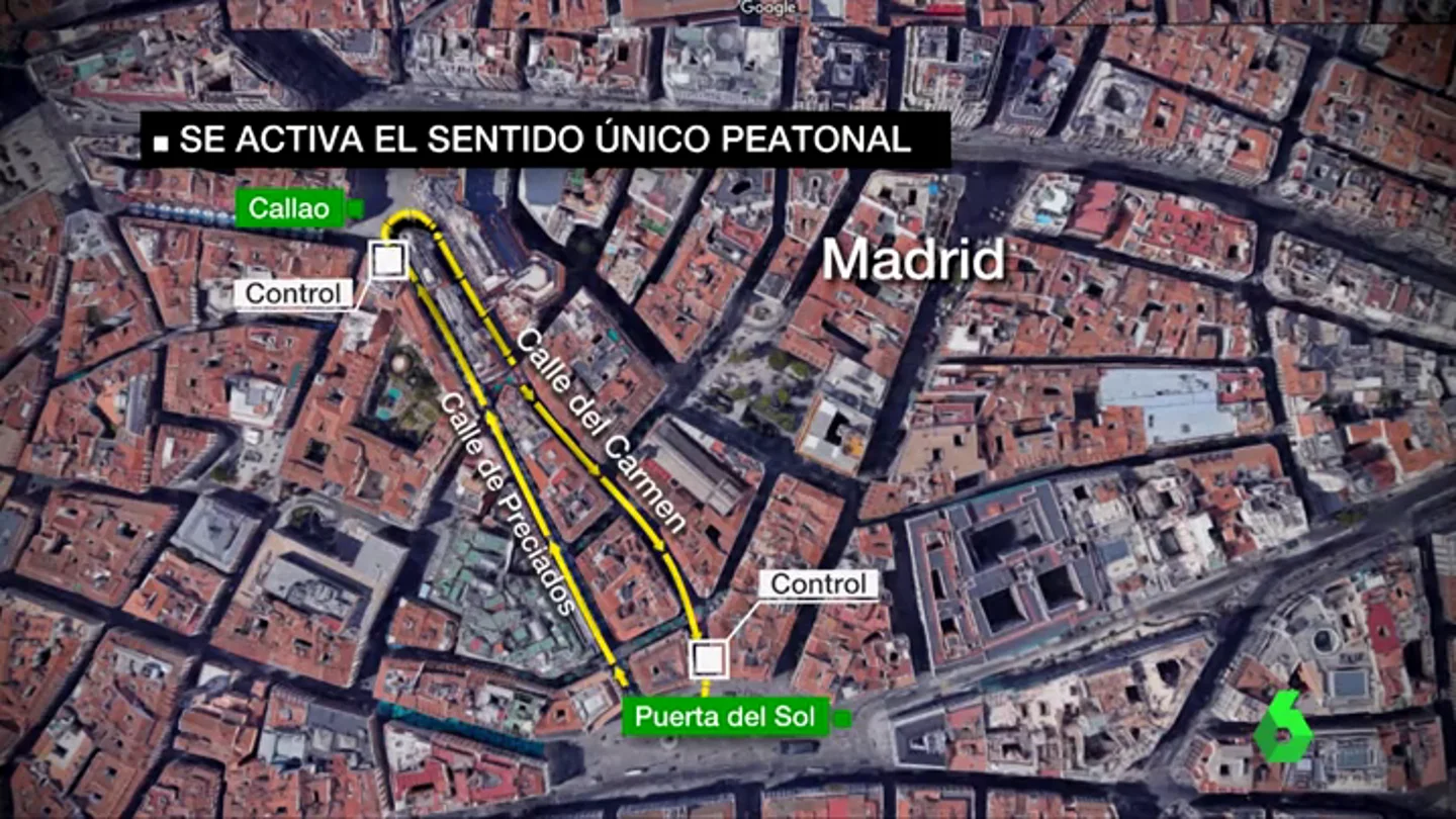 Un mapa que explica el protocolo de circulación Un mapa que explica el protocolo de circulación