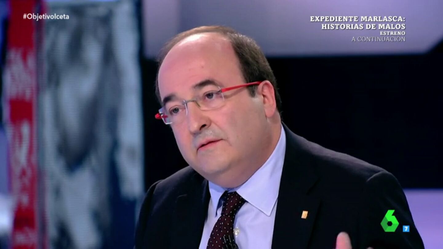 El l&iacute;der del PSC, Miquel Iceta, en El Objetivo