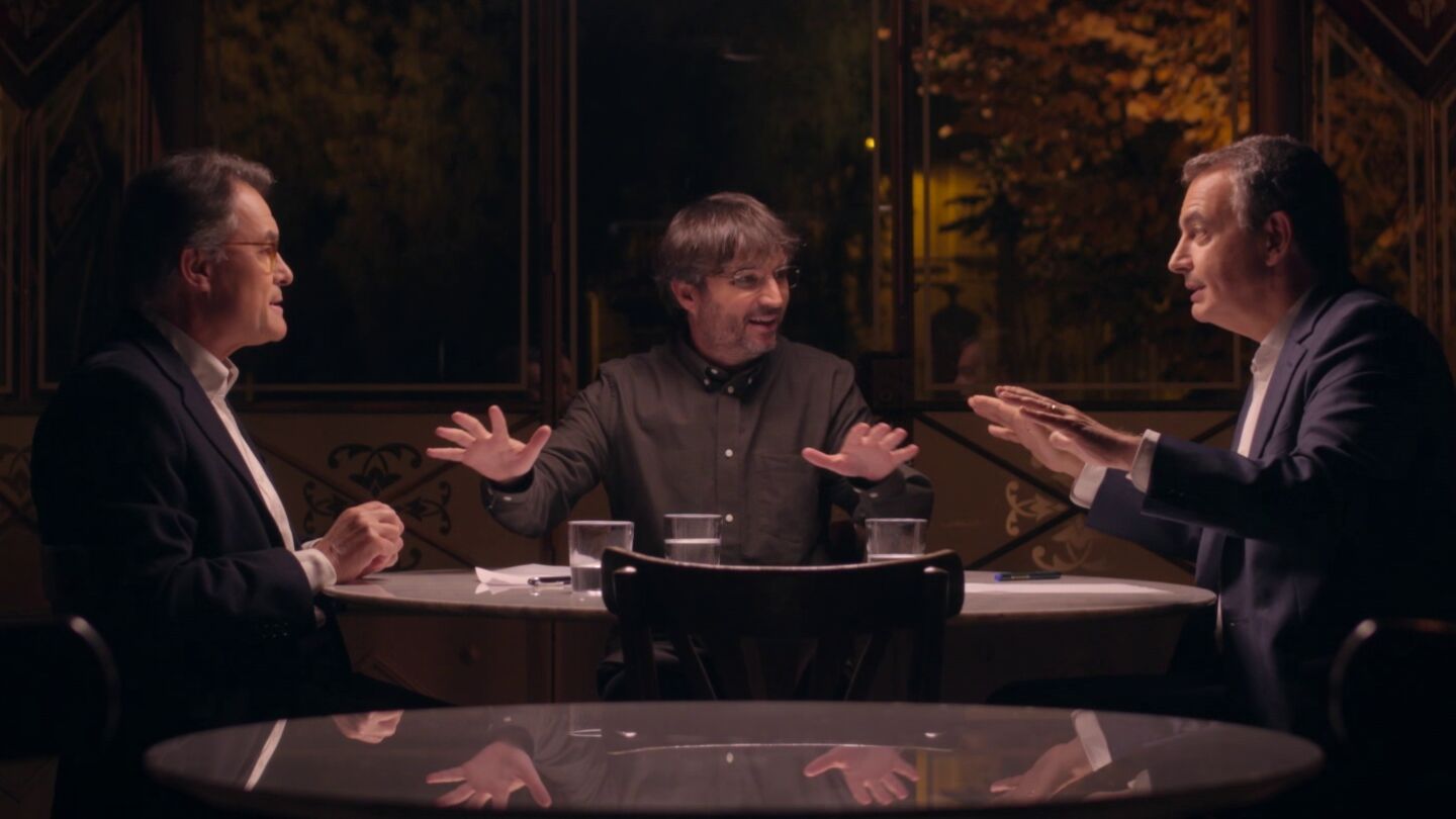 Cara a cara entre Zapatero y Artur Mas