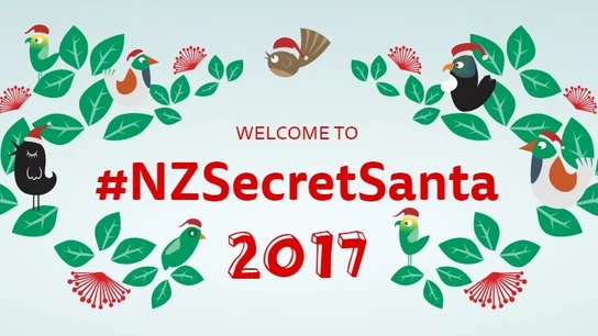 Logo de la iniciativa #NZSecretSanta Logo de la iniciativa #NZSecretSanta