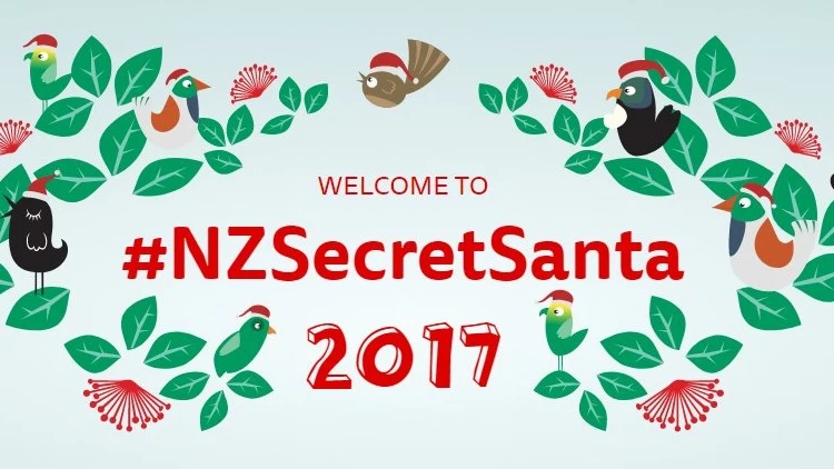 Logo de la iniciativa #NZSecretSanta