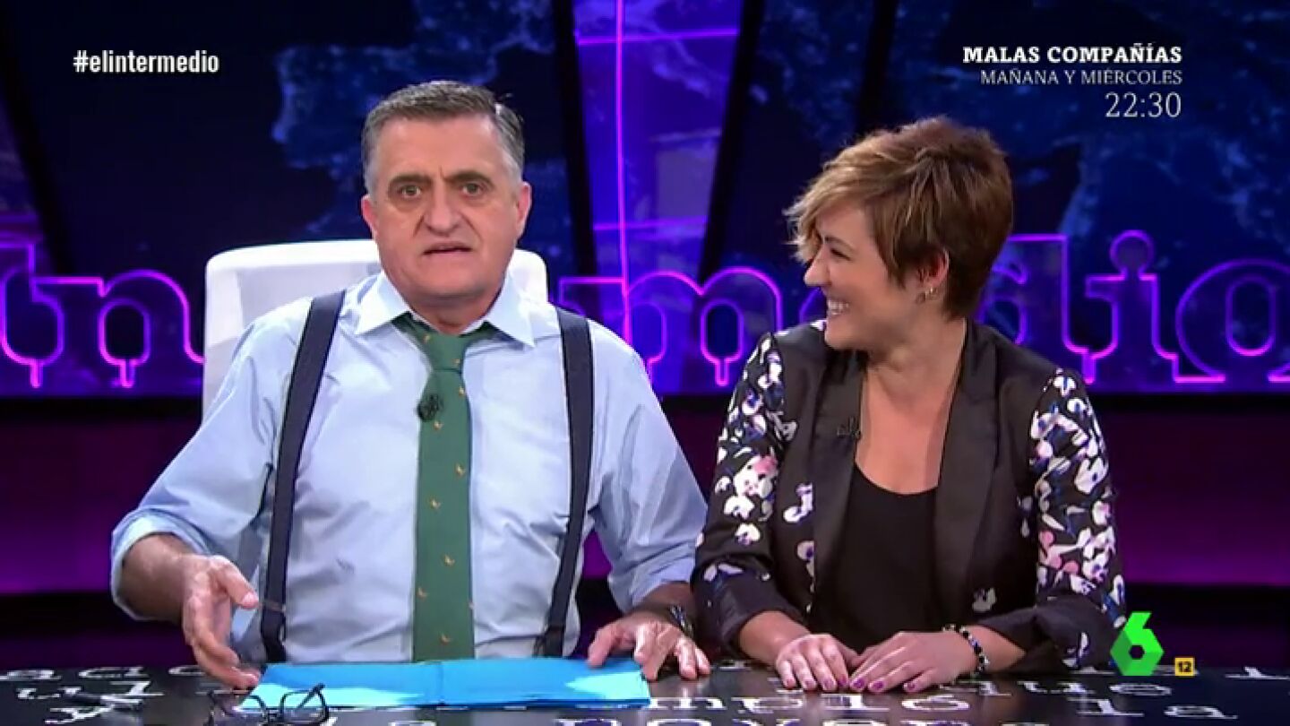 El Gran Wyoming y Cristina Pardo