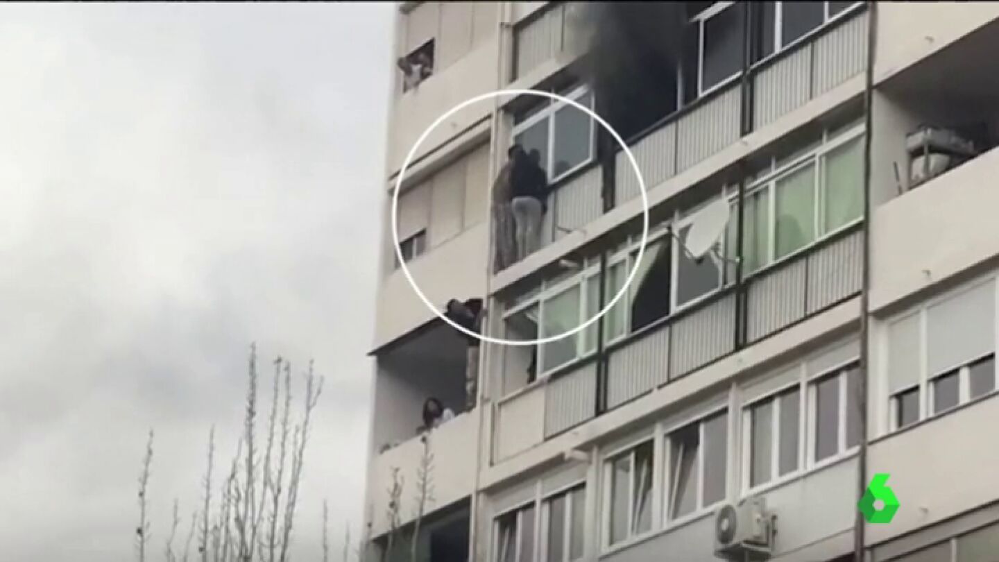 Incendio en una vivienda de Madrid