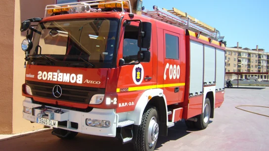Vehículo del Real Cuerpo de Bomberos de Málaga Vehículo del Real Cuerpo de Bomberos de Málaga
