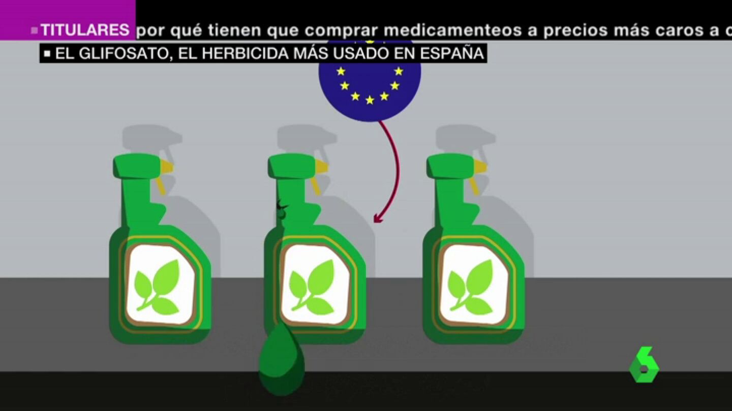 El glifosato, el herbicida m&aacute;s usado en Espa&ntilde;a que ha enfrentado a agricultores y ecologistas 