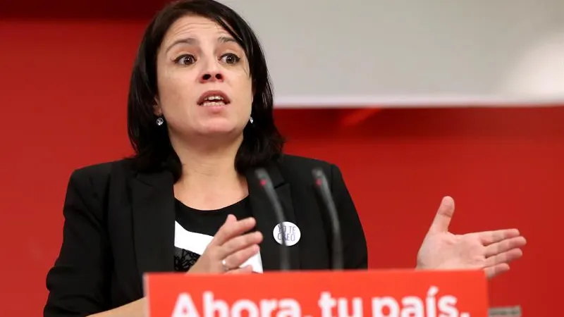 La vicesecretaria general del PSOE Adriana Lastra